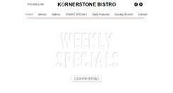 Desktop Screenshot of kornerstonebistro.com
